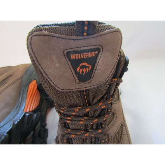 Wolverine Steel Toe Oil & Skid Resistant High Top Boots Mens sz 9EW Work Outdoor main image 6